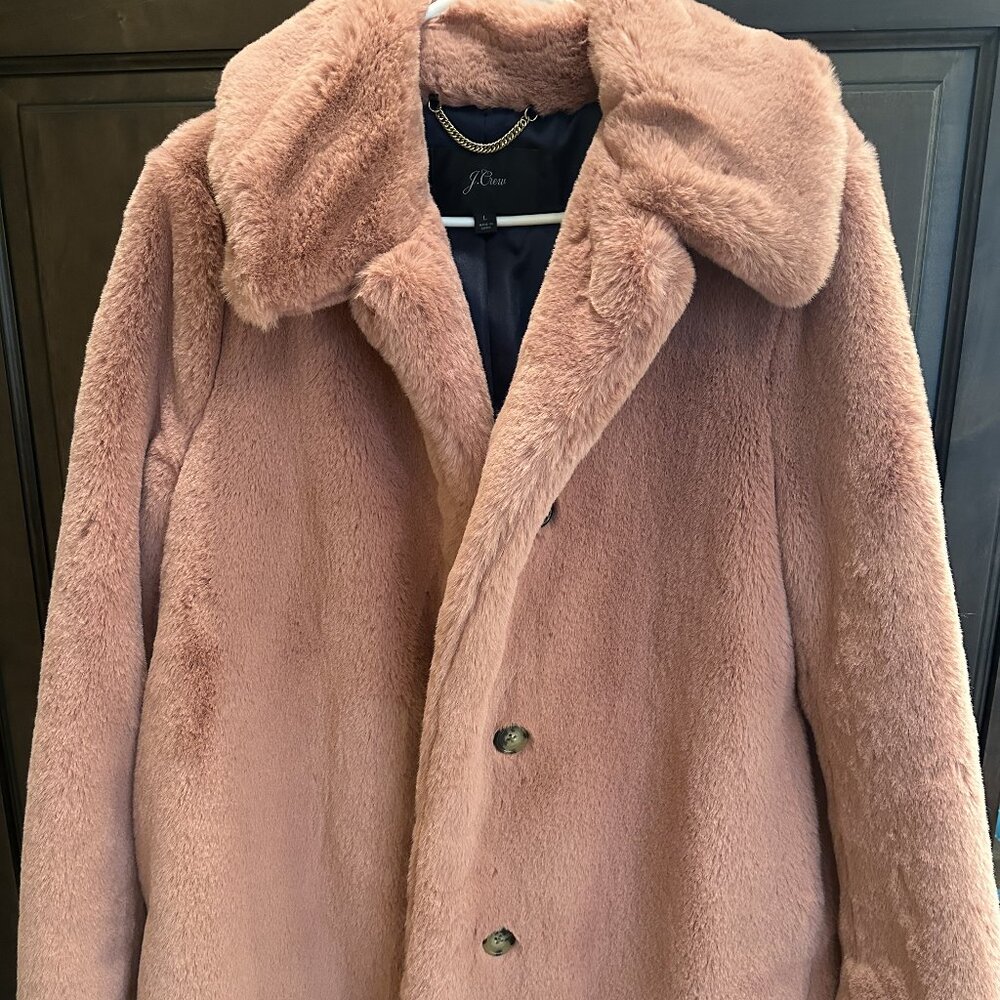 J.Crew Faux Fur Plush Coat